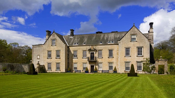 View of the south front of Nunnington Hall, North Yorkshire.
